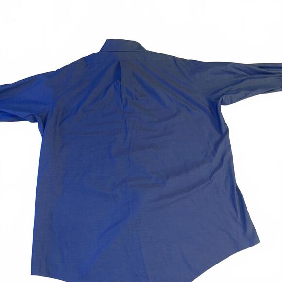 Brooks Brothers 1818 $129 Classic Blue Button-Down Dress Shirt Mens Size 16-18 M - Picture 8 of 8